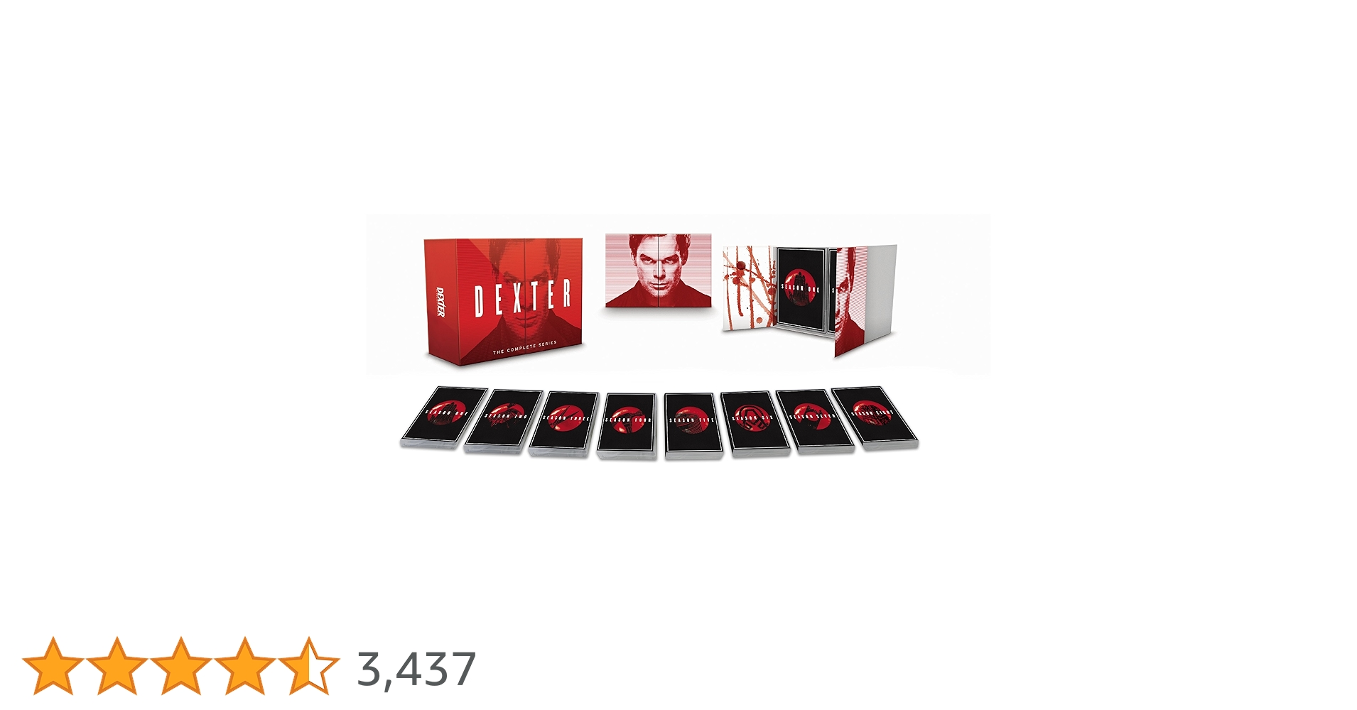 新品未開封　DEXTER DVD ボックスセット 全8シーズン Amazon.co.jp: 【Amazon.co.jp限定】デクスター 〈シーズン1-8